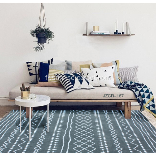 Tapis de tapis de design moderne en microfibre